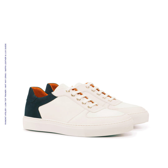 NAPPA LEATHER LOW TOP TRAINER