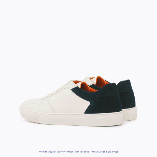 NAPPA LEATHER LOW TOP TRAINER