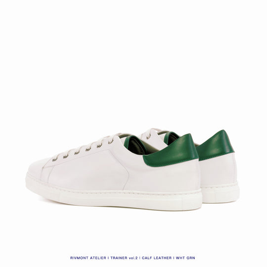 CALF LEATHER TRAINER - GRN