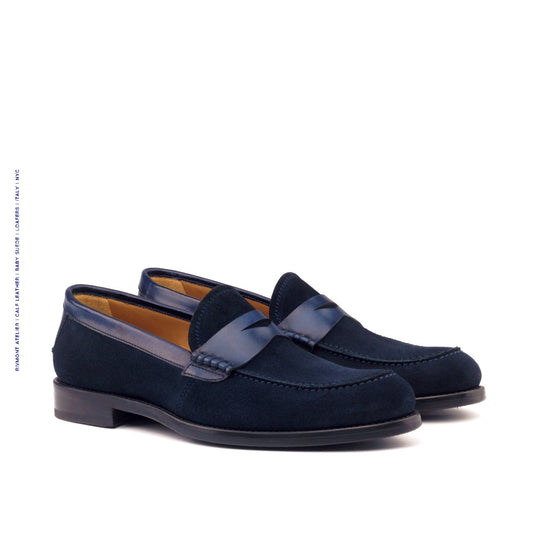 Women’s Luxury Navy Loafers