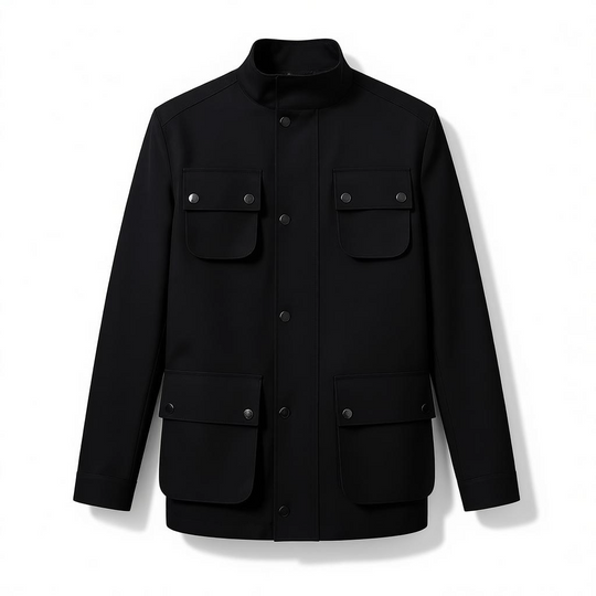 Dark Navy Military Jacket