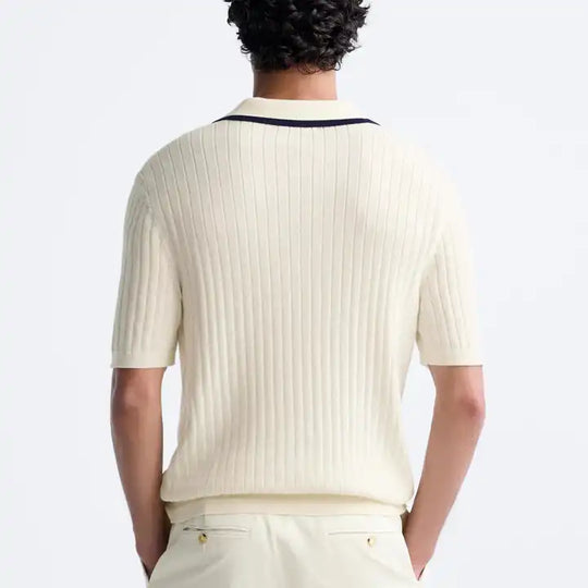 Knitted Golf Polo Shirt